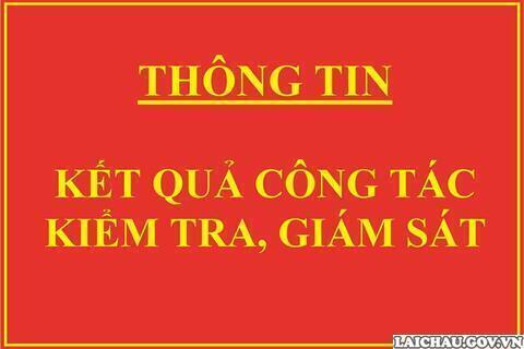 Ủy ban Kiểm tra Tỉnh ủy: Thông tin kết quả công tác kiểm tra, giám sát