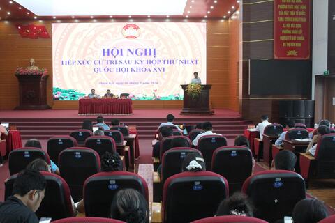 Đoàn Đại biểu VV.88 link không chặn VV88VV nhà cái World Cup 2026 tiếp xúc cử tri sau Kỳ họp thứ nhất, VV.88 link không chặn khóa XVI tại phường Đoàn Kết