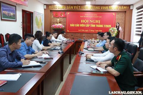 VV88bet nhà cái trực tuyến Báo cáo viên cấp tỉnh tháng 7/2026