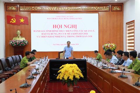 VV88bet nhà cái trực tuyến đánh giá tình hình thực hiện công tác quản lý, bảo vệ rừng, phòng cháy, chữa cháy rừng mùa khô 2025 - 2026