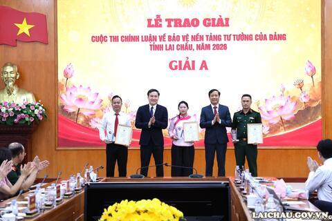 VV88 com đăng nhập: Vinh danh các tập thể, tác giả, nhóm tác giả tại Lễ trao giải Cuộc thi Chính luận về bảo vệ nền tảng tư tưởng của Đảng, năm 2026