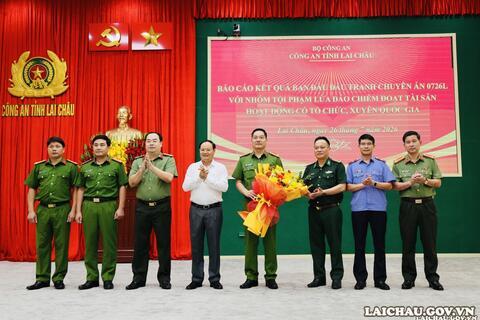Bí thư Tỉnh ủy Lê Minh Ngân biểu dương các lực lượng phá thành công chuyên án 0726L