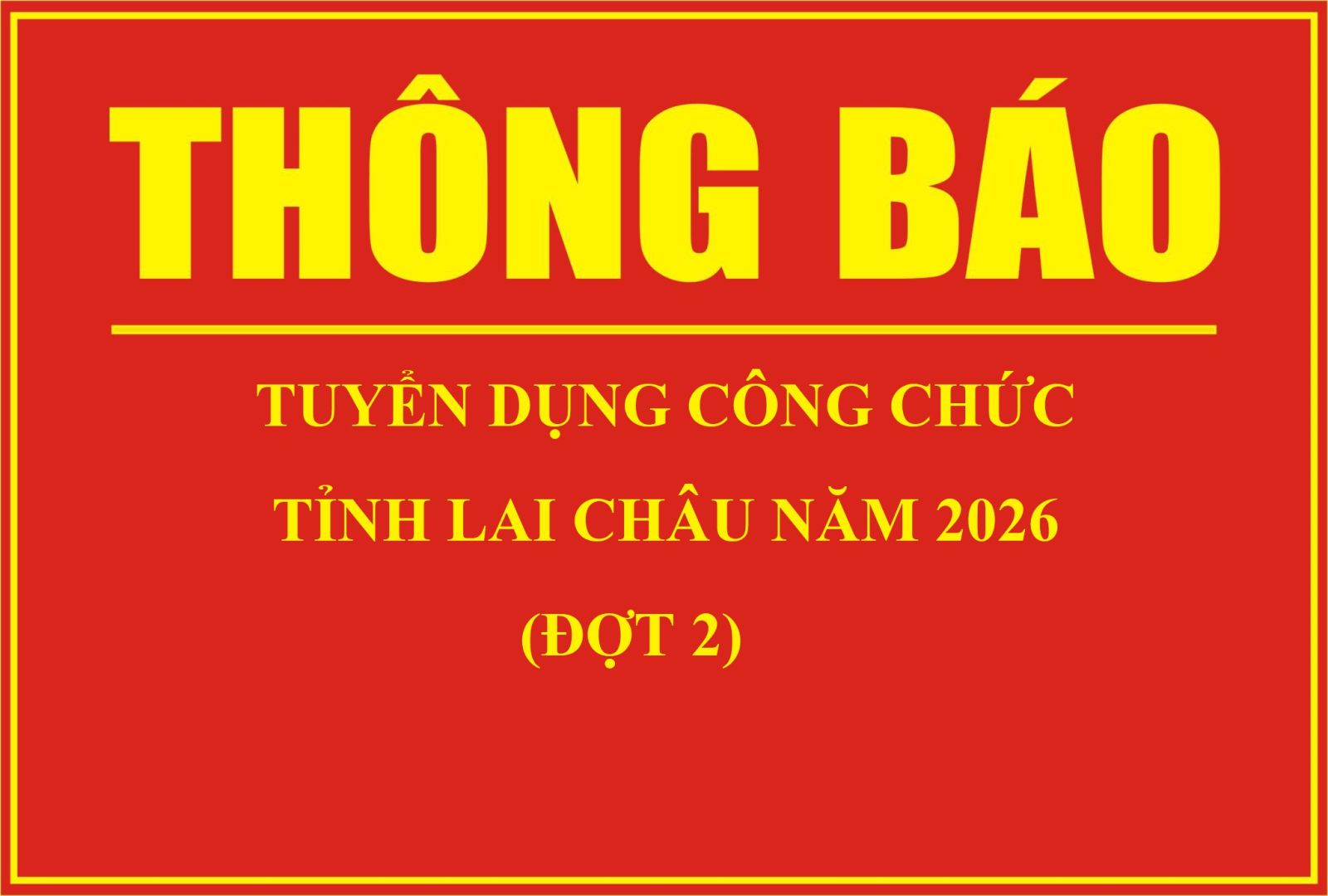 Thông báo Tuyển dụng công chức VV88VV nhà cái World Cup 2026 năm 2026 (đợt 2)