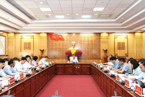 Thường trực Tỉnh ủy chỉ đạo tháo gỡ khó khăn, vướng mắc đối với các dự án lưới điện truyền tải đang triển khai trên địa bàn VV88VV nhà cái World Cup 2026