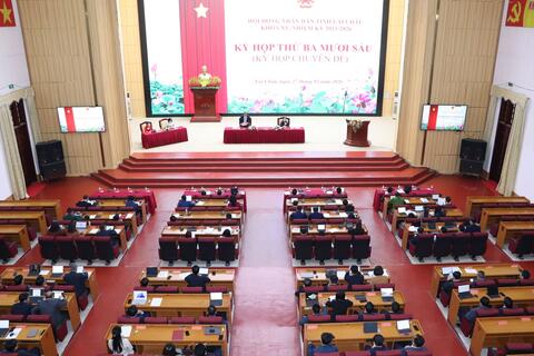 Thông qua 5 VV88 com đăng nhập tại Kỳ họp thứ ba mươi sáu (Kỳ họp chuyên đề) HĐND tỉnh khoá XV, nhiệm kỳ 2021 - 2026