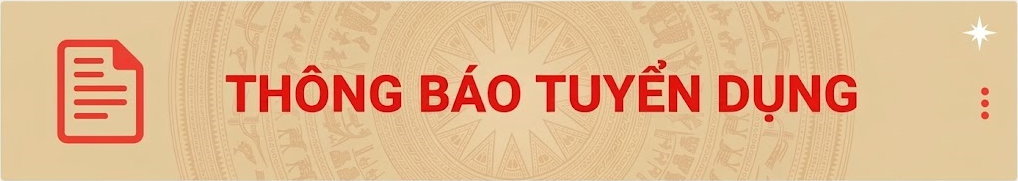 Thông báo tuyển dụng